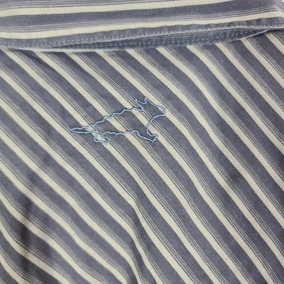 Horny Toad Men's Striped Button Down Shirt, L - Picture 3 of 5